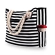 Large Beach Canvas Tote Bag | https://www.bestnamebadges.com