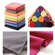 Custom 11.8 x 35 Microfiber Quick Dry Sports Towel | https://www.bestnamebadges.com