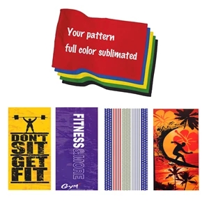 Custom Sublimated 11 x 18 Sports / Rally Towel