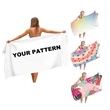 Custom Sublimated Full Color Bath Towel | https://www.bestnamebadges.com