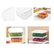 2.1"H PP Square Food Container Lunch Box | https://www.bestnamebadges.com