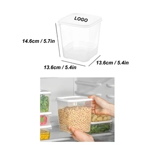 5.7"H PP Square Food Container Lunch Box