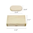 Portable And multifunctional Wooden Oval USB Flash Drive | https://www.bestnamebadges.com