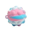 Custom Silicone Tie Dye Stress Ball Push Pop bubble balls | https://www.bestnamebadges.com