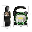 Portable LED COB Camping Flashlight with Side Torch Light | https://www.bestnamebadges.com