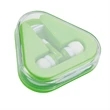 Promotional Earbuds Triangle Case printed Portable Earbuds | https://www.bestnamebadges.com