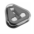 Promotional Earbuds Triangle Case printed Portable Earbuds | https://www.bestnamebadges.com