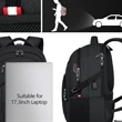 Travel Waterproof Laptop Backpack with USB Charging Port | https://www.bestnamebadges.com