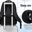 Travel Waterproof Laptop Backpack with USB Charging Port | https://www.bestnamebadges.com