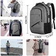 17 Inch Large Business Travel Laptop Backpack | https://www.bestnamebadges.com