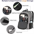 17 Inch Large Business Travel Laptop Backpack | https://www.bestnamebadges.com
