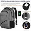 17 Inch Large Business Travel Laptop Backpack | https://www.bestnamebadges.com