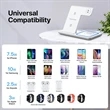 3 in 1 Custom Fast Wireless Charger Stand Charging Station | https://www.bestnamebadges.com