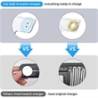 3 in 1 Custom Fast Wireless Charger Stand Charging Station | https://www.bestnamebadges.com