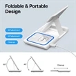 3 in 1 Custom Fast Wireless Charger Stand Charging Station | https://www.bestnamebadges.com