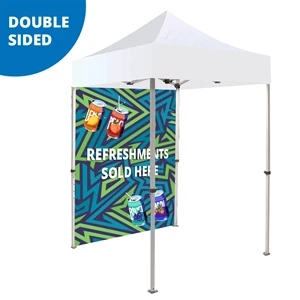 5 FT. Tent Back Wall - Full Color Double-Sided Graphic