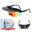 Personalized Brim Cycling Sunglasses | https://www.bestnamebadges.com