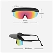 Personalized Brim Cycling Sunglasses | https://www.bestnamebadges.com