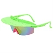 Personalized Brim Cycling Sunglasses | https://www.bestnamebadges.com