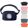 Custom Unisex Mini Adjustable Strap Workout Belt Bag | https://www.bestnamebadges.com