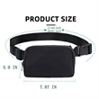 Custom Unisex Mini Adjustable Strap Workout Belt Bag | https://www.bestnamebadges.com