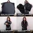 Custom Automotive Windshield Sunshades With Storage Pouch | https://www.bestnamebadges.com