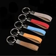 Leather Keychain for Car Home Key Ring Strap Holder | https://www.bestnamebadges.com