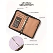 Portable Portfolio with Calculator Binder | https://www.bestnamebadges.com