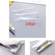 Frosted Envelope Clear Pencil Bag With Zippered | https://www.bestnamebadges.com