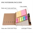 Pocket Spiral Notebook with Sticky Notes&Pen | https://www.bestnamebadges.com