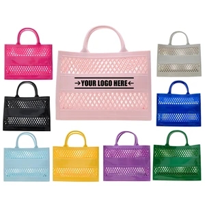 Silicone Beach Tote Bags Jelly Baskets