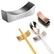 Stainless Steel Chopstick Holder Spoon Fork Rests | https://www.bestnamebadges.com