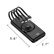 10000Mah Wireless Power Bank Fast Charger With Cable | https://www.bestnamebadges.com