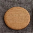 Wooden Solid Coaster | https://www.bestnamebadges.com