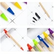 Retractable Kraft Paper Pen | https://www.bestnamebadges.com