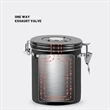 Coffee Bean Storage Container Canister | https://www.bestnamebadges.com