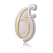 1" Sandblast Lapel Pins | https://www.bestnamebadges.com