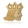 1" Sandblast Lapel Pins | https://www.bestnamebadges.com