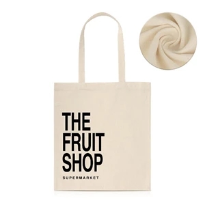 Reusable Natural Cotton Convention Tote Bag 5 Oz