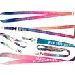 1 inch Dye Sublimation Lanyard | https://www.bestnamebadges.com