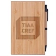 4x6 Bamboo Phone Holder Notepad & Pen Set with Sticky Notes | https://www.bestnamebadges.com