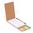 4x6 Bamboo Phone Holder Notepad & Pen Set with Sticky Notes | https://www.bestnamebadges.com