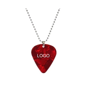Plastic Guitar Pick Necklace