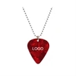 Plastic Guitar Pick Necklace | https://www.bestnamebadges.com