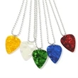 Plastic Guitar Pick Necklace | https://www.bestnamebadges.com
