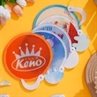 Full Color Fold Up Flying Disc W/ Pouch | https://www.bestnamebadges.com