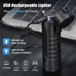 Windproof arc Lighter And LED Flashlight | https://www.bestnamebadges.com