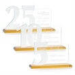 Hazelton Award - Amber | https://www.bestnamebadges.com