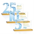 Hazelton VividPrint™ Award - Amber | https://www.bestnamebadges.com
