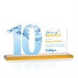 Hazelton VividPrint™ Award - Amber | https://www.bestnamebadges.com